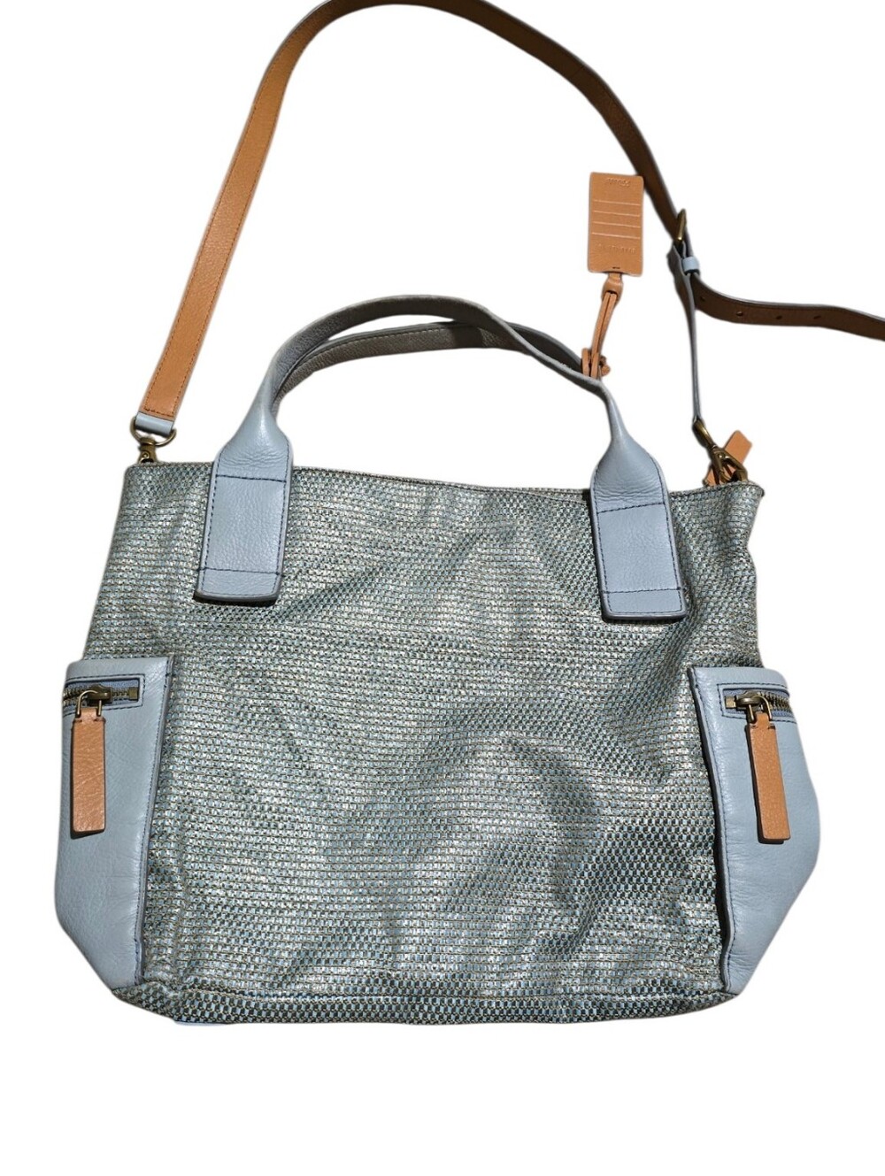 Fossil Emerson Straw Satchel - Picture 3 of 10